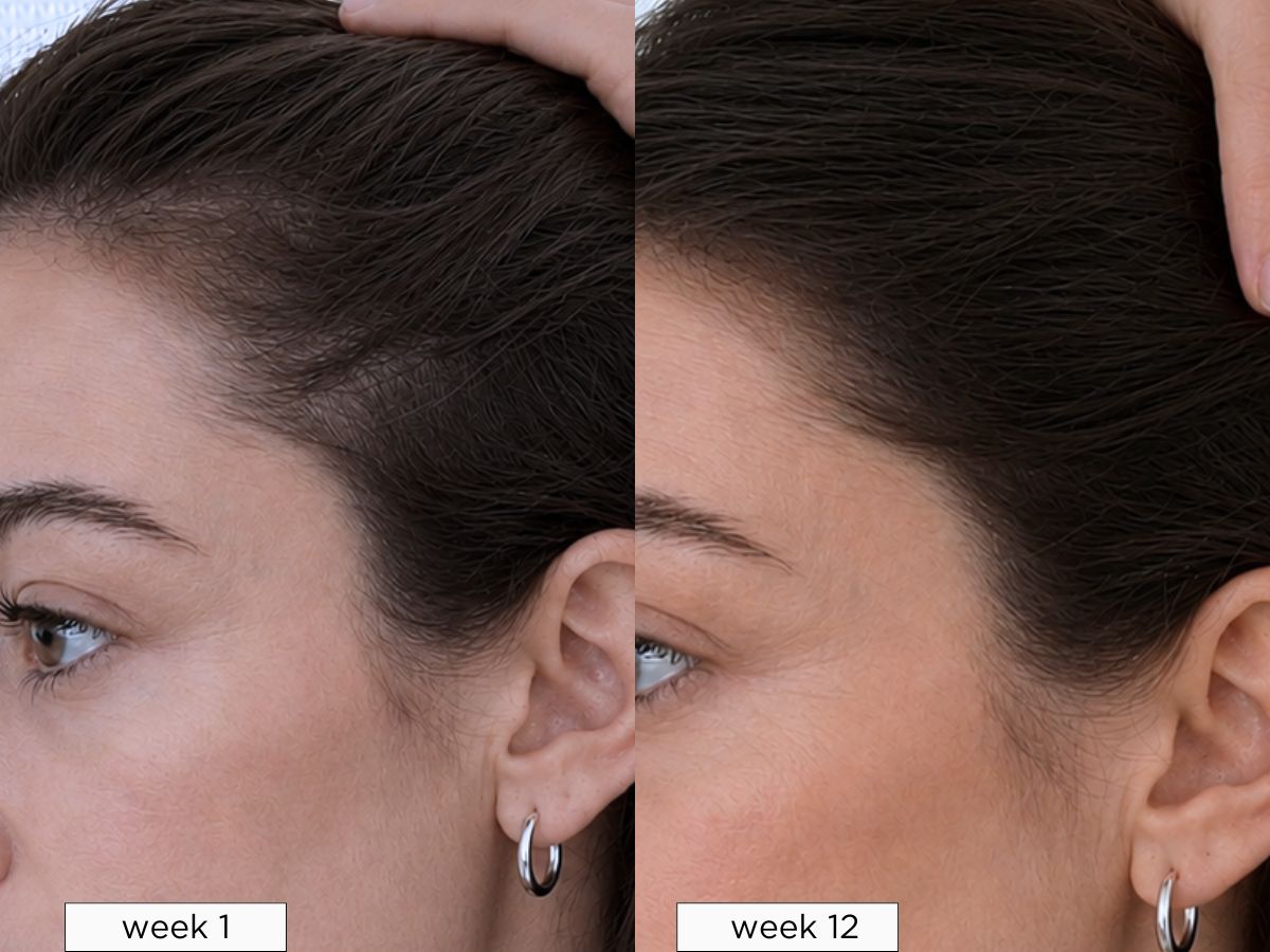 Rachel, age 41 — before and after